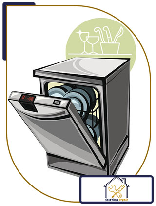 جمع شدن آب داخل ماشین ظرفشویی