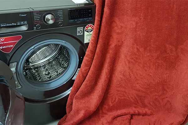 شستن پتو در ماشین لباسشویی ال جی